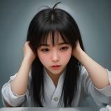 绳艺网用户体验编辑赵朗的照片，戴眼镜的男性，在电脑前整理用户反馈与内容分类结构