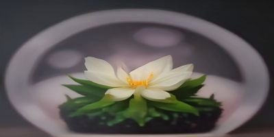 绳艺网花篮花器编织教程封面，展示用天然棉绳编制的圆形花篮中插满干花，背景暖黄色